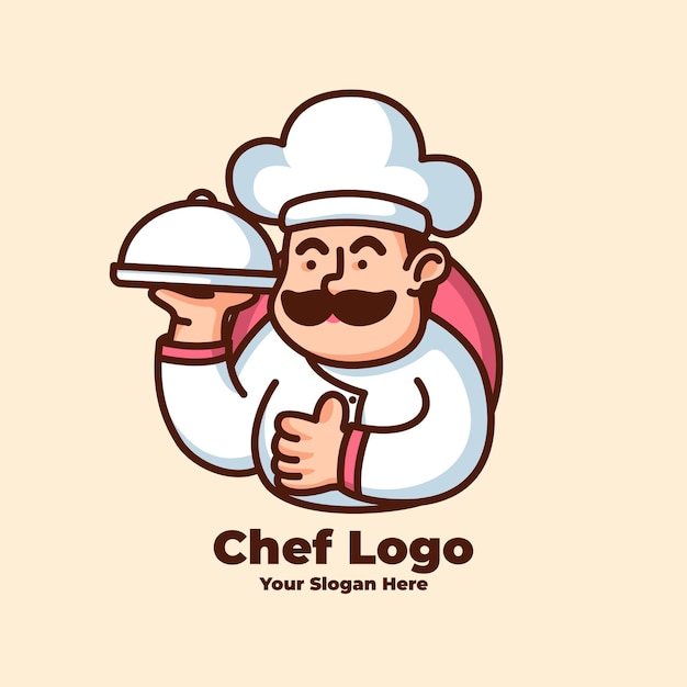 Diseño de logotipo de chef