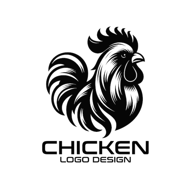 Diseño del logotipo de Chicken Vector