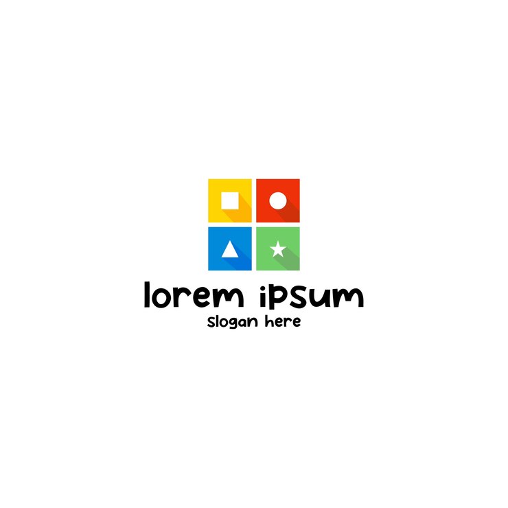 Vector diseño del logotipo de childern