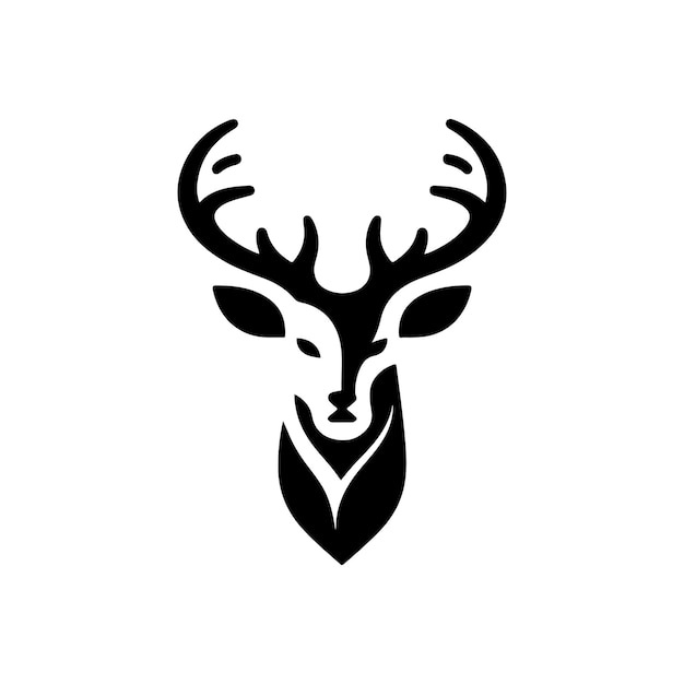 Diseño de logotipo de ciervo Vector Creativo Diseño de Logotipo de cervo
