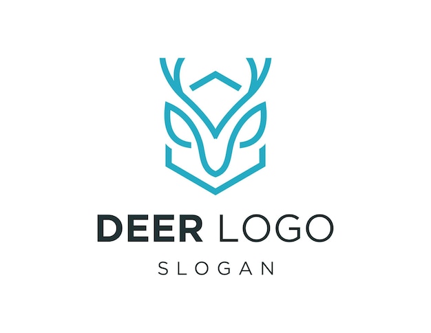 Diseño de logotipo de ciervo