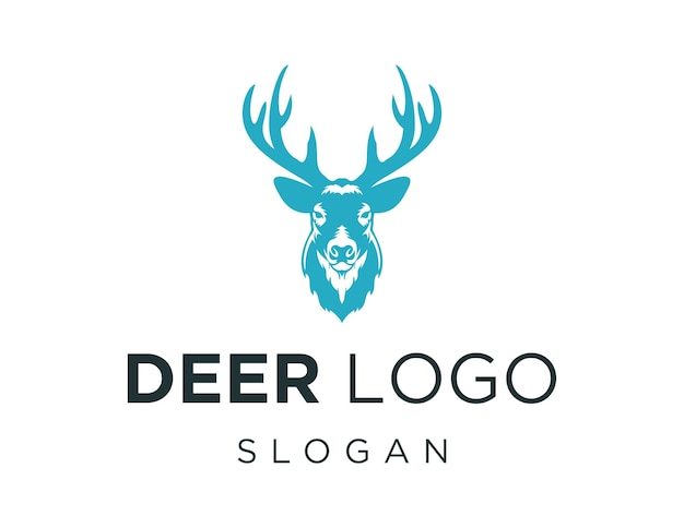 Diseño de logotipo de ciervo