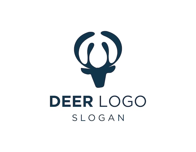 Diseño de logotipo de ciervo