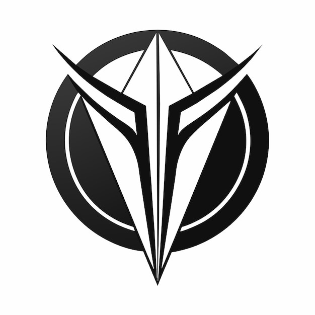 Un diseño de logotipo circular elegante y moderno en blanco y negro Una barbería moderna con una elegante decoración en blanco y negra y un estilo minimalista