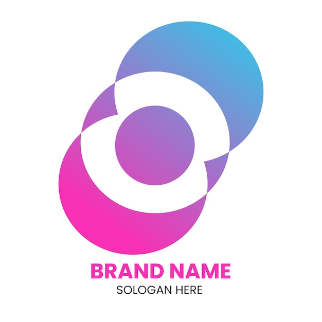 Diseño del logotipo del círculo abstracto