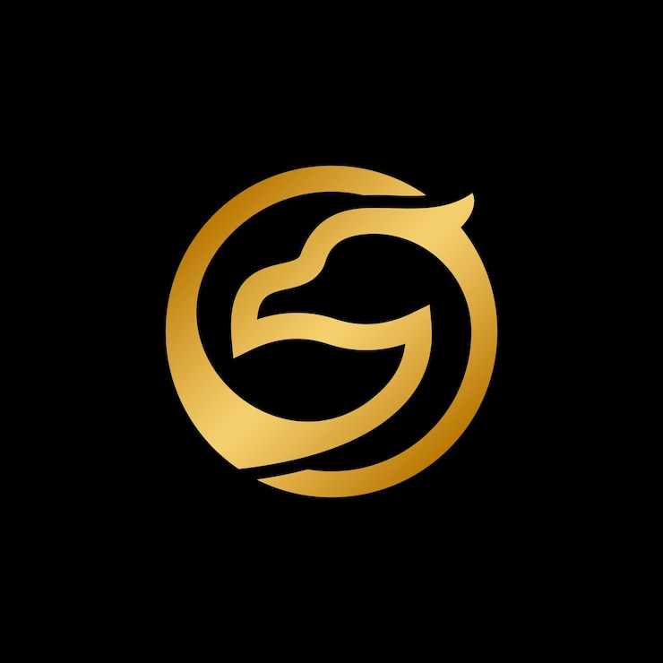Vector diseño de logotipo de círculo de aves