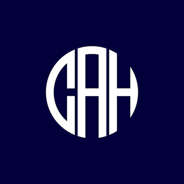 diseño del logotipo del círculo cah
