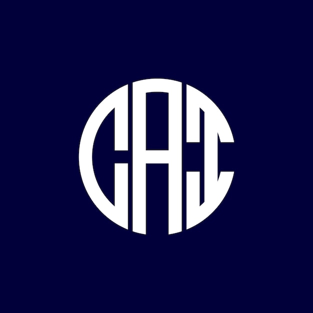Diseño del logotipo del círculo cai