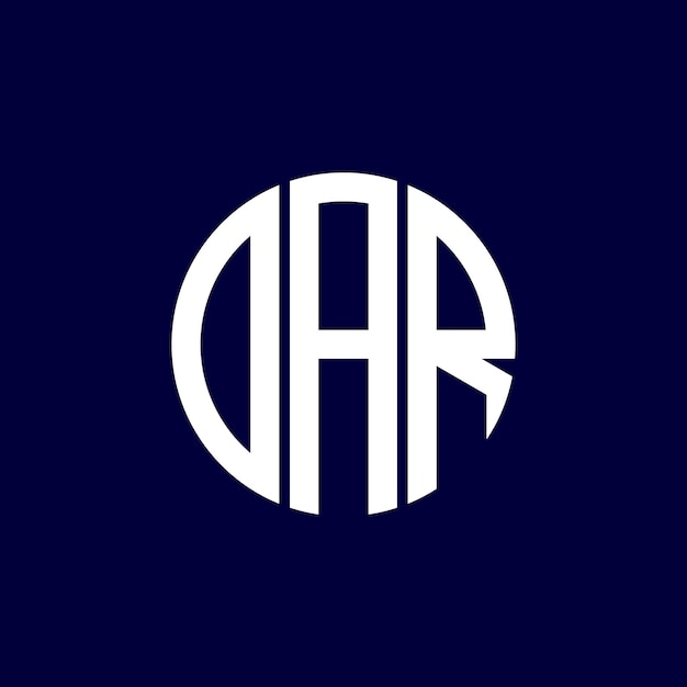 diseño del logotipo del círculo de dar y oar