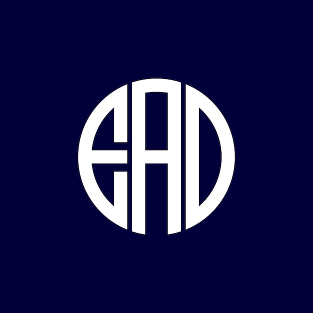 Diseño del logotipo del círculo ead