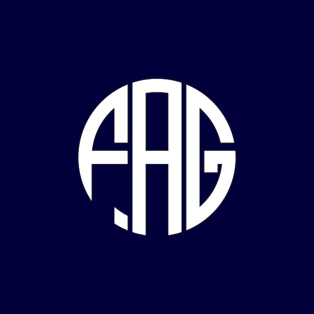 Diseño del logotipo del círculo de fag