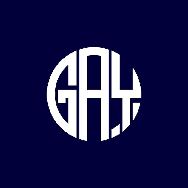 diseño del logotipo del círculo gay