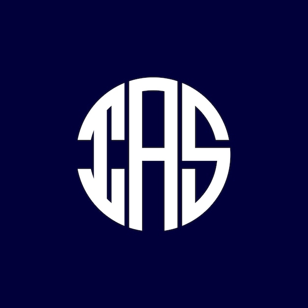 Diseño del logotipo del círculo ias