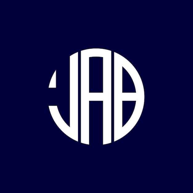 Diseño del logotipo del círculo jab