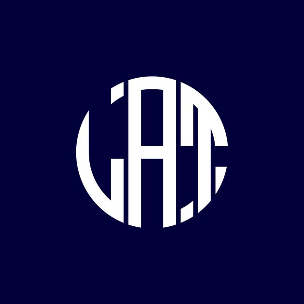 diseño del logotipo del círculo lat