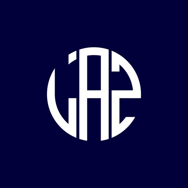 Diseño del logotipo del círculo laz