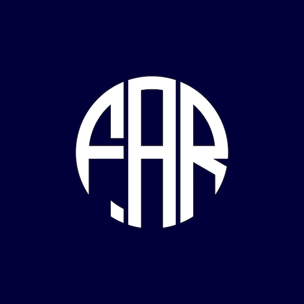 diseño del logotipo del círculo lejano