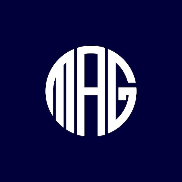 Diseño del logotipo del círculo magnético