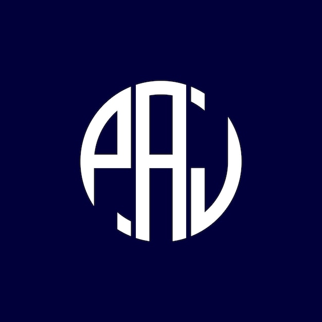 Diseño del logotipo del círculo de paj