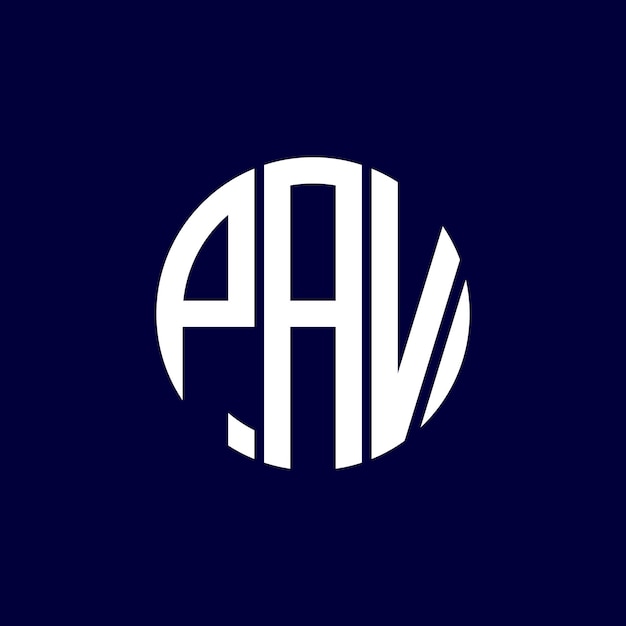 diseño del logotipo del círculo de pav