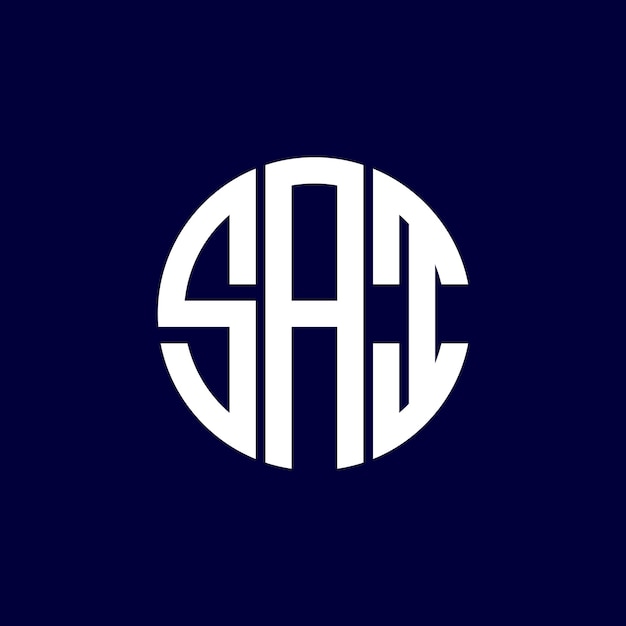 Diseño del logotipo del círculo sai