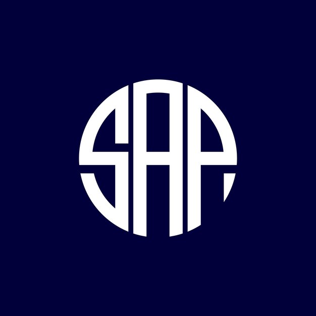 Diseño del logotipo del círculo de savia