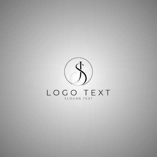 Diseño del logotipo del círculo SJ
