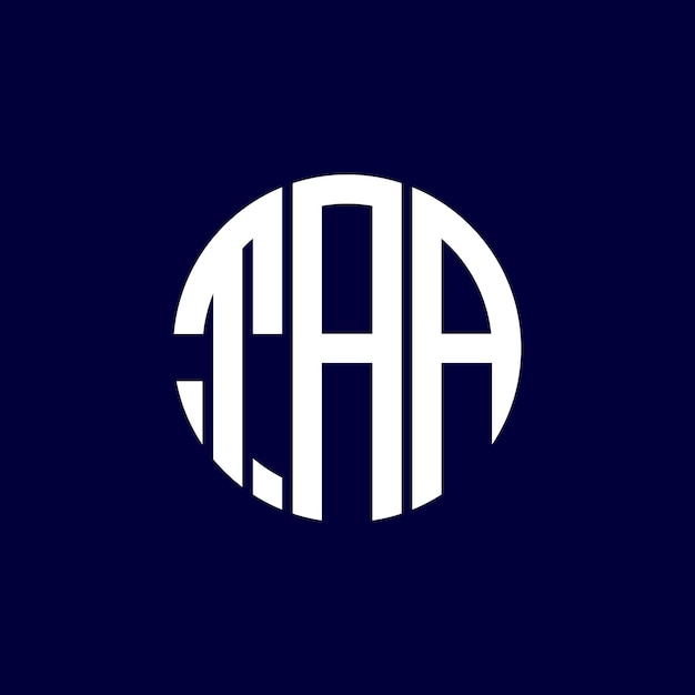 Diseño del logotipo del círculo taa