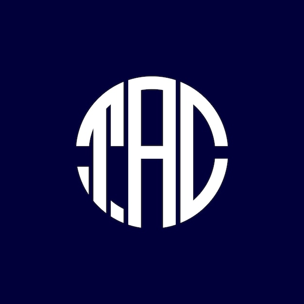 diseño del logotipo del círculo tac