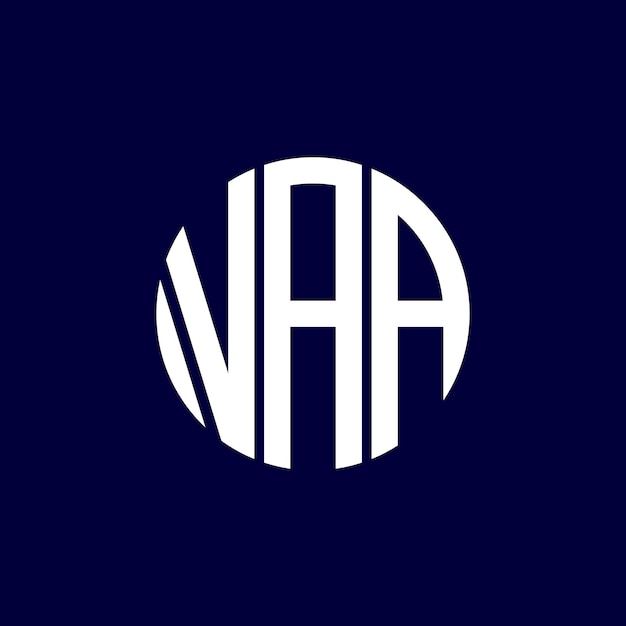 Diseño del logotipo del círculo vaa