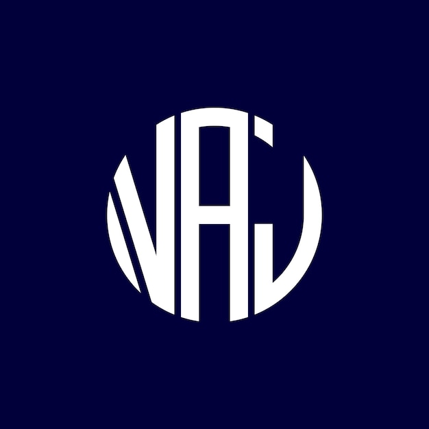 diseño del logotipo del círculo vaj