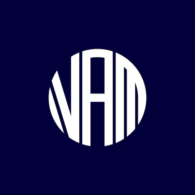 Diseño del logotipo del círculo vam