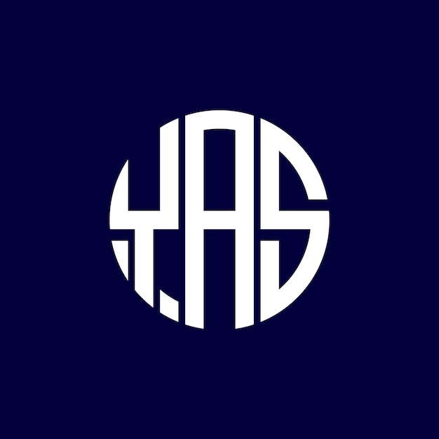 Diseño del logotipo del círculo yas