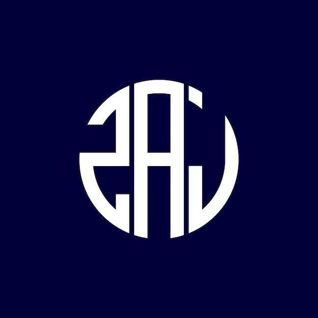 diseño del logotipo del círculo zaj