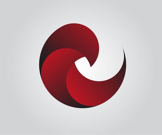 diseño de logotipo círculos forma arte vectorial
