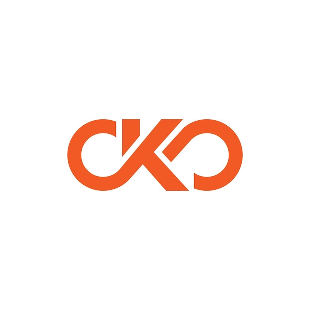 Vector diseño del logotipo de ckc