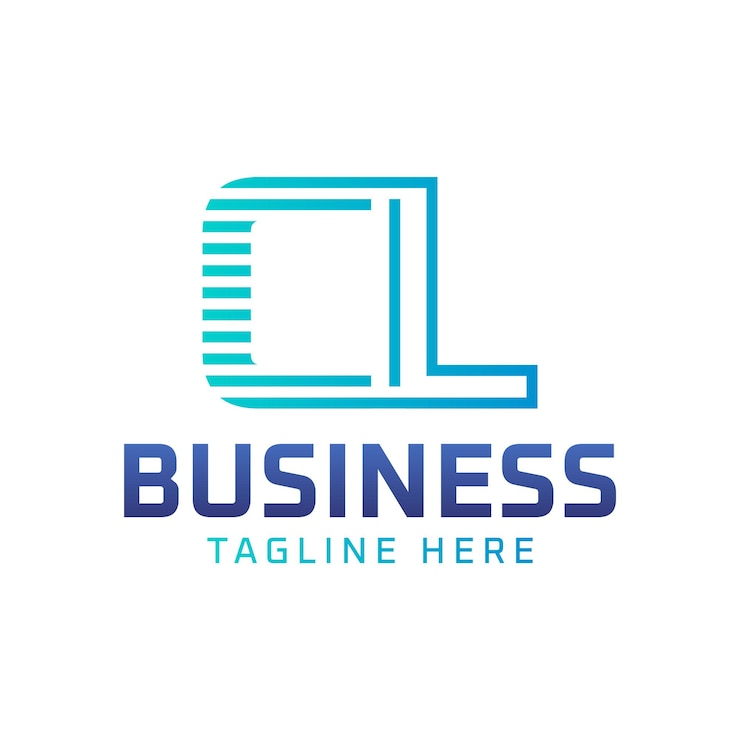 Vector diseño del logotipo cl letra elegante y moderna logotipo cl para empresas
