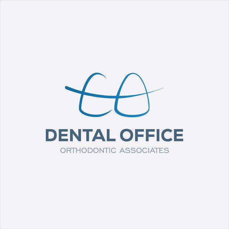 Diseño del logotipo de la clínica dental El logotipo del dentista El resumen del diente La estomatología lineal del dentista