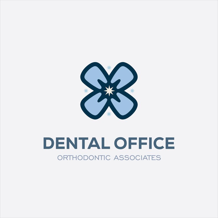 Diseño del logotipo de la clínica dental El logotipo del dentista El resumen del diente La estomatología lineal del dentista