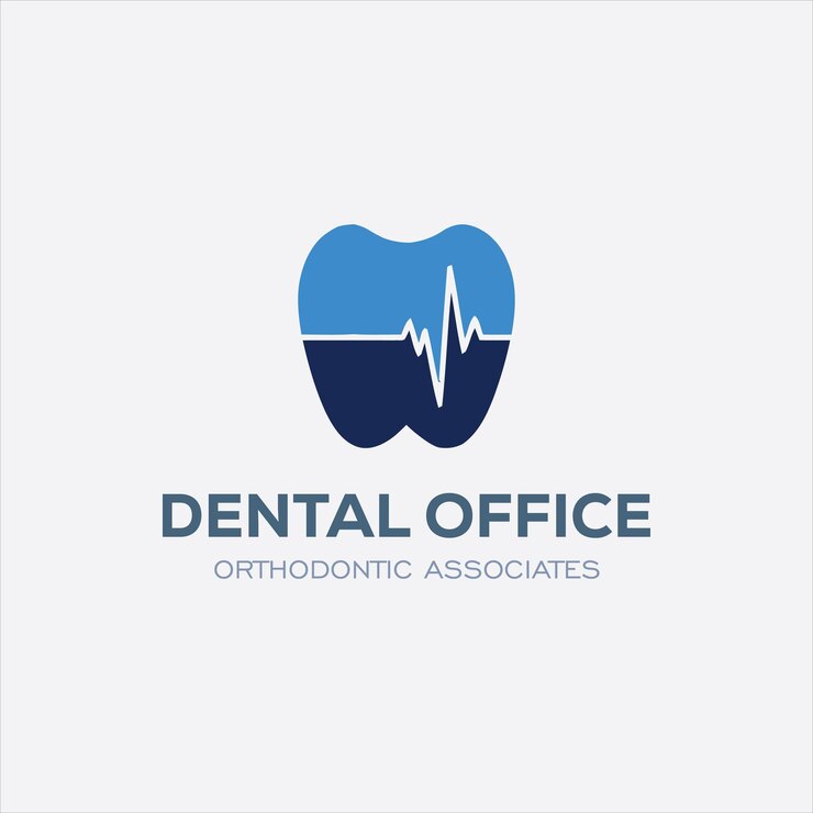 Diseño del logotipo de la clínica dental El logotipo del dentista El resumen del diente La estomatología lineal del dentista