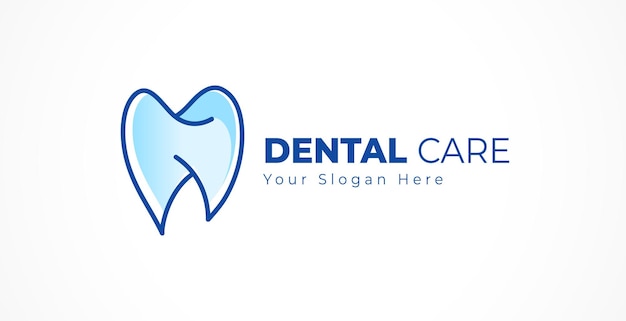 Diseño de logotipo de clínica dental mínima