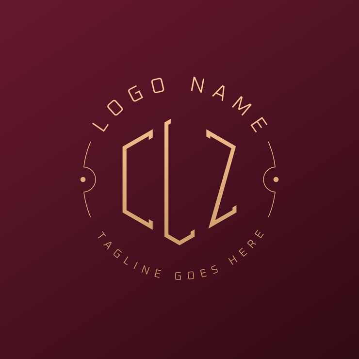 Vector diseño de logotipo de clz de lujo letra elegante clz monograma logotipo minimalista poligono plantilla de diseño de logotipo clz