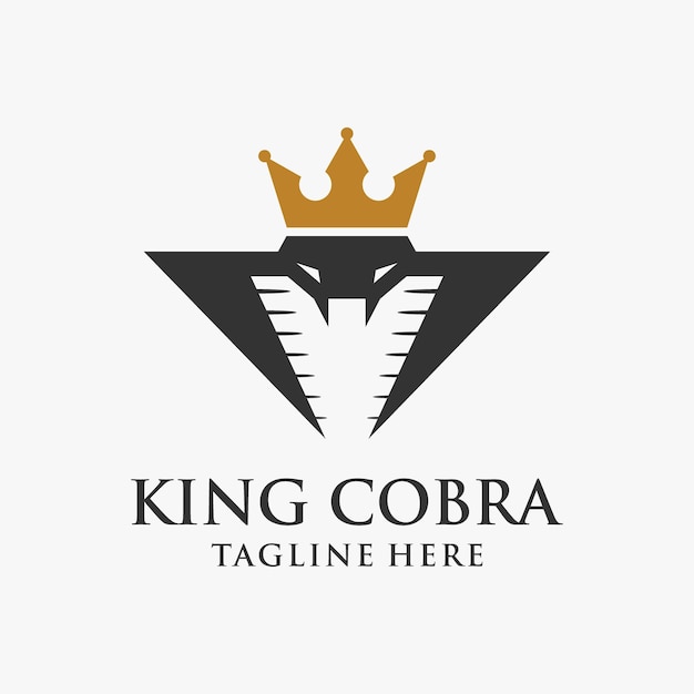 Diseño de logotipo de cobra real