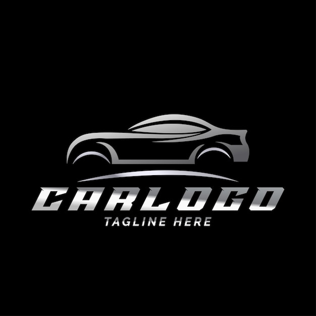 Diseño de logotipo de coche vectorial