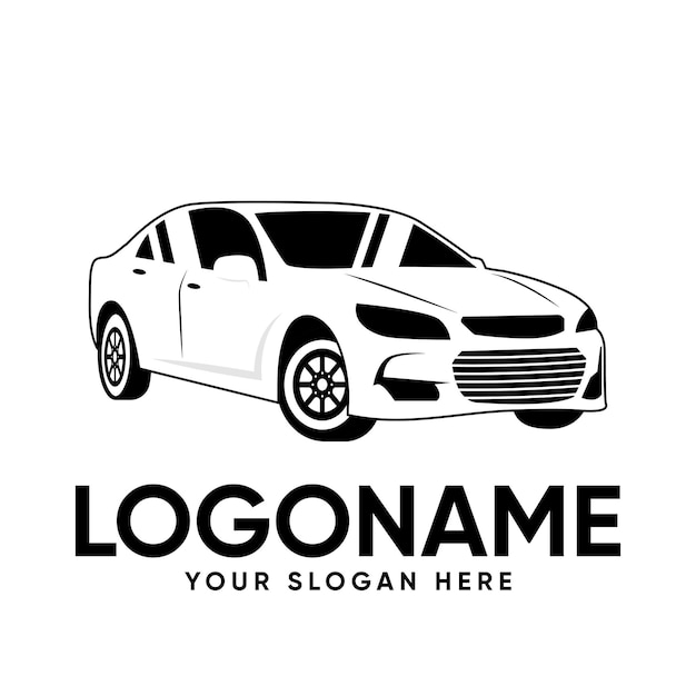 Vector diseño de logotipo de coche