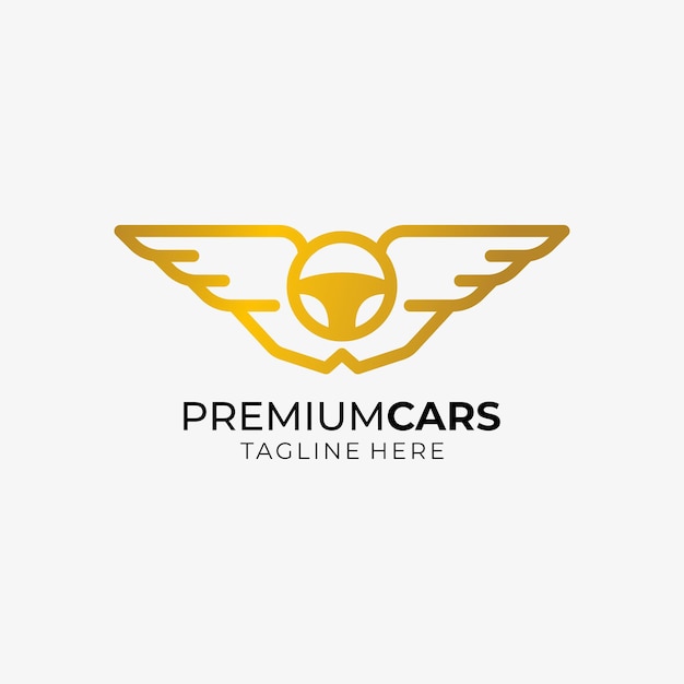 Diseño del logotipo de los coches premium