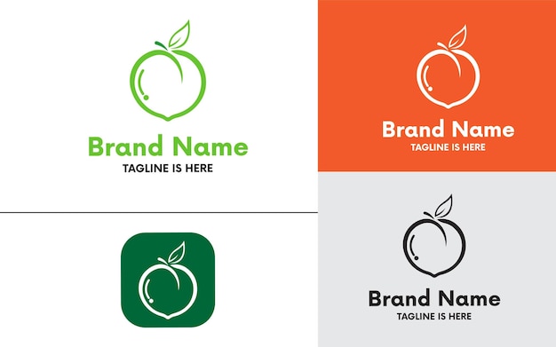 diseño de logotipo de coco verde