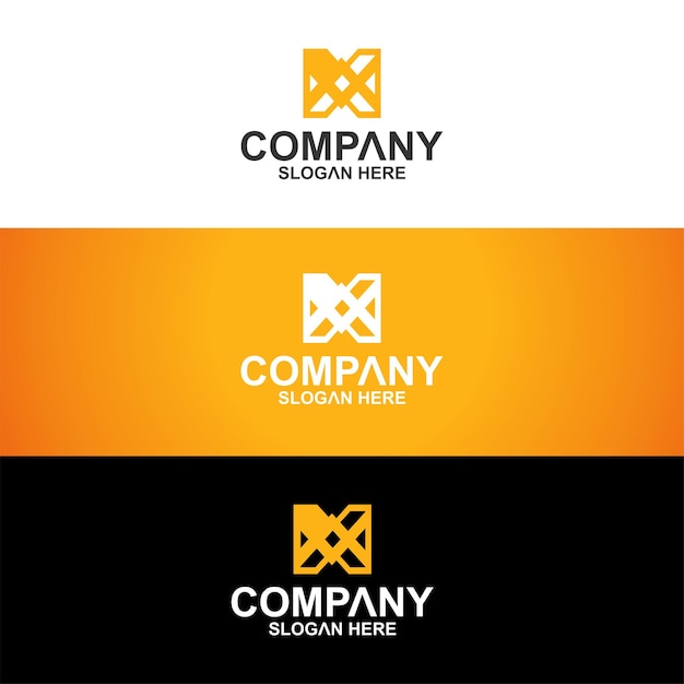 Diseño de logotipo de colección de monogramas Premium Vector premium