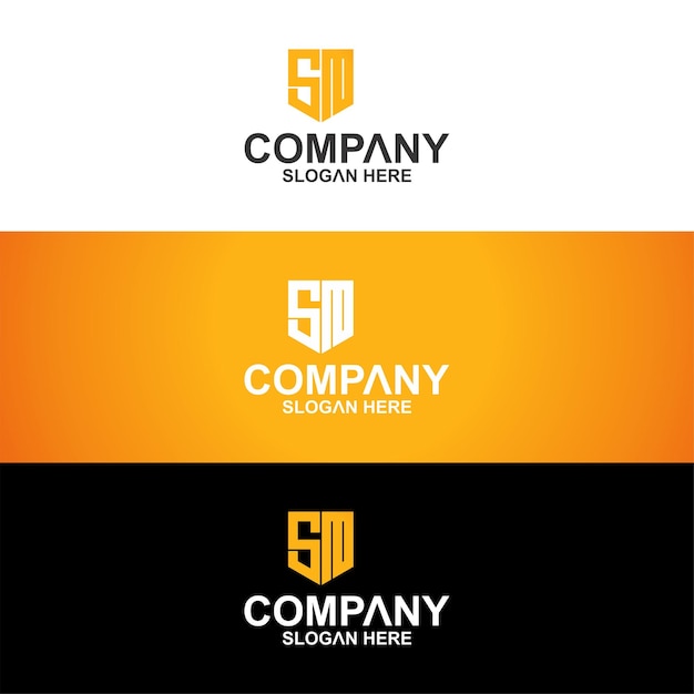 Diseño de logotipo de colección de monogramas Premium Vector premium