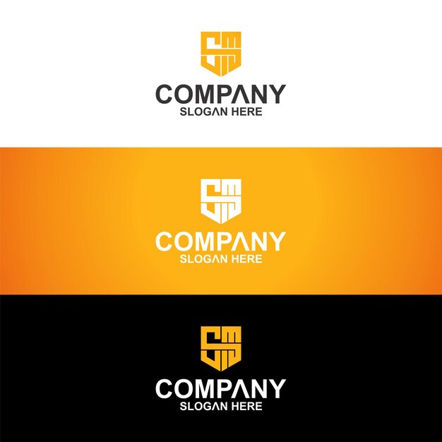 Diseño de logotipo de colección de monogramas Premium Vector premium